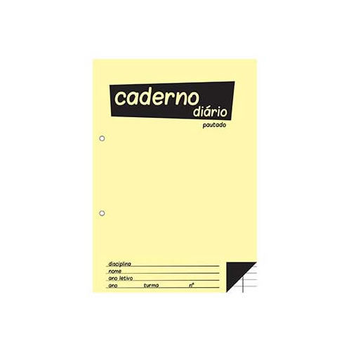 Caderno Diário B5 60g Pautado