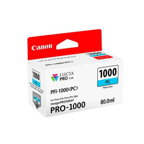 Tinteiro Original Canon PFI-1000PC Ciano Foto