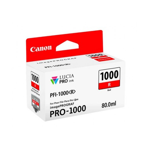 Tinteiro Original Canon PFI-1000R Vermelho