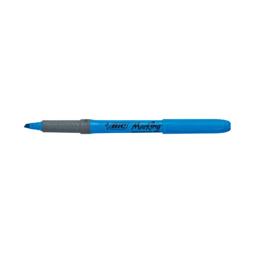 Marcadores BIC Marking Azul - 10un