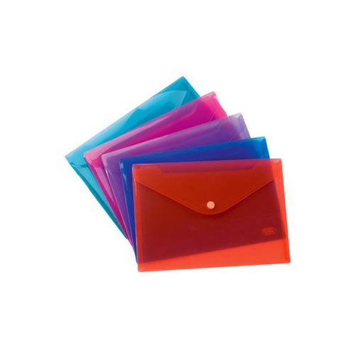 Bolsa Plástica A7 Tipo Envelope c/Botão