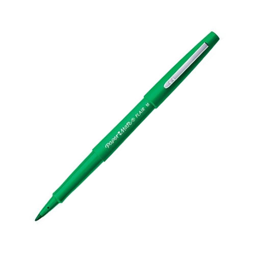 Esferográfica Futura Flair Verde - 1un