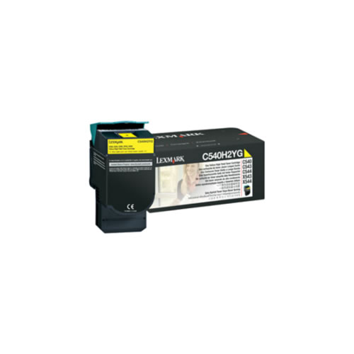 Toner Original Lexmark C540H Amarelo Alta Cap.