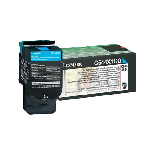 Toner Original Lexmark C544X Azul Alta Cap.