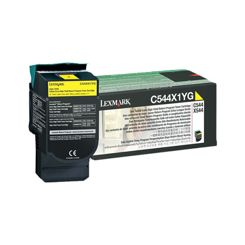 Toner Original Lexmark C544X Amarelo Alta Cap.