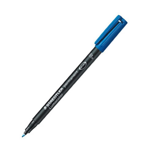 Marcador Staedtler Perm. Lumocolor F Azul - 1un