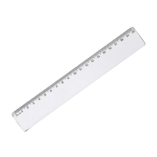 Régua Plástico Cristal 20 cm
