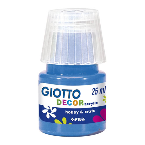 Tinta Acrilica Giotto Decor 25ml Cobalto - Pack 6