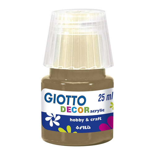 Tinta Acrilica Giotto Decor 25ml Ouro - Pack 6