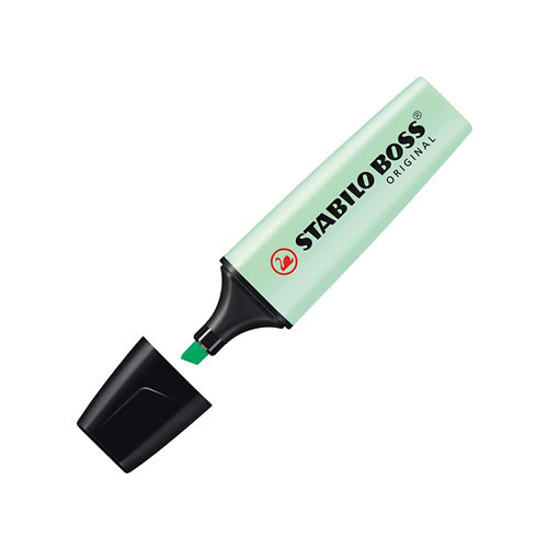 Marcador Stabilo Boss Pastel Menta - 1un