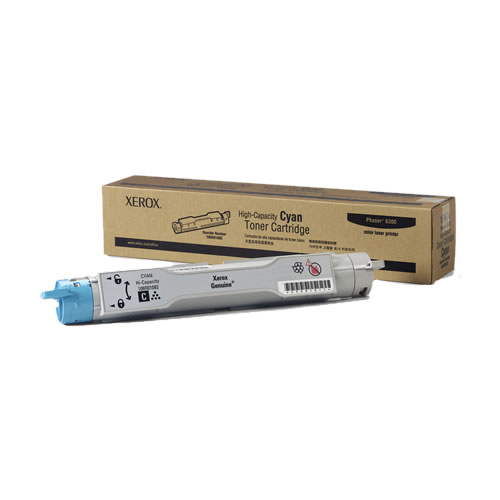 Toner Original Xerox Phaser 6300 Ciano Alta Cap.