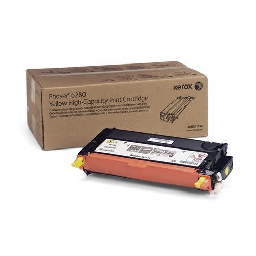 Toner Original Xerox Phaser 6280 Amarelo Alta Cap.