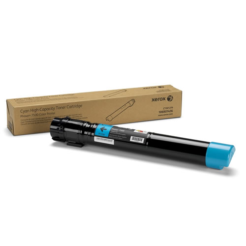 Toner Original Xerox Phaser 7500 Ciano Alta Cap.