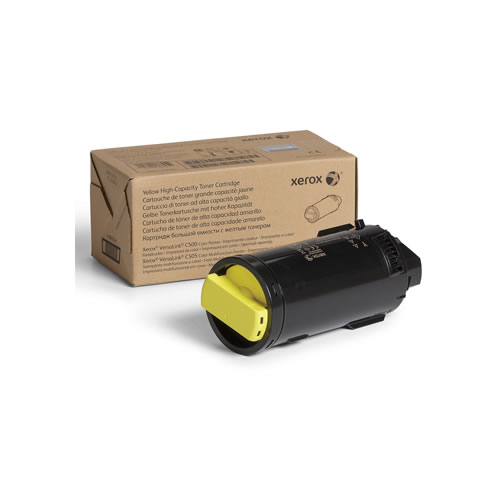 Toner Orig. Xerox VersaLink C500 Amarelo Alta Cap.