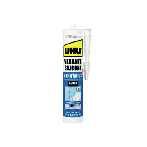 Silicone Sanitários e Cozinhas Transparente UHU 28