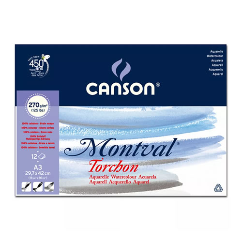 Bloco Colado Canson Montval 297x420mm 300gr 12fls