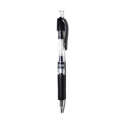 Esferografica Gel U-Knock M 0,5mm Blister Preto