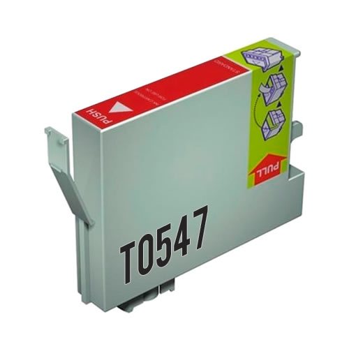 Tinteiro Compatível Epson T0547 Vermelho