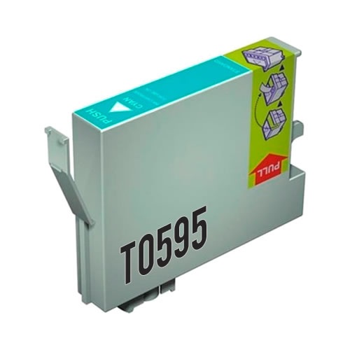 Tinteiro Compatível Epson T0595 Ciano Claro