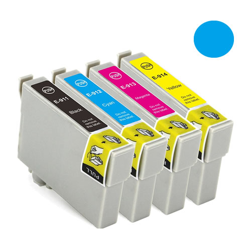 Tinteiro Compatível Epson T0912 Ciano