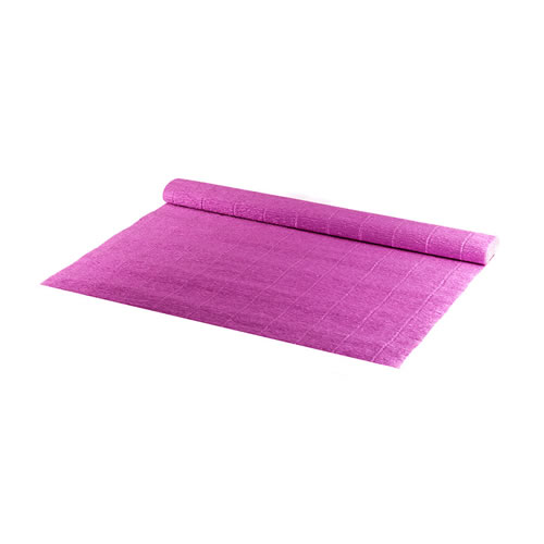 Papel Crepe 50x150cm Rolo Rosa Metalizado