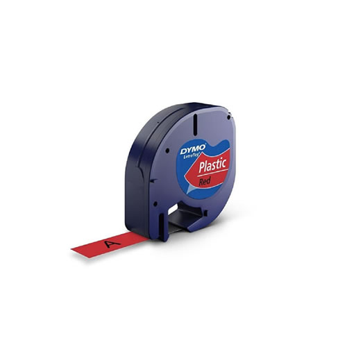 Fita Orig. Dymo Gravação 19mmx7m Preto/Vermelho