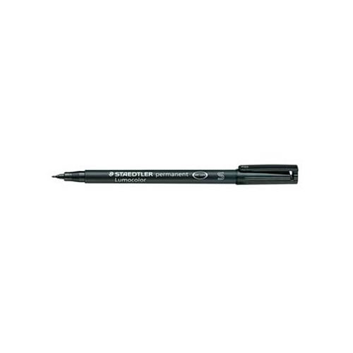 Marcador Staedtler Perm. Lumocolor S Preto 10un