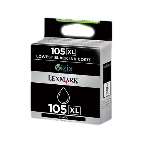 Tinteiro Original Lexmark 105 XL Preto
