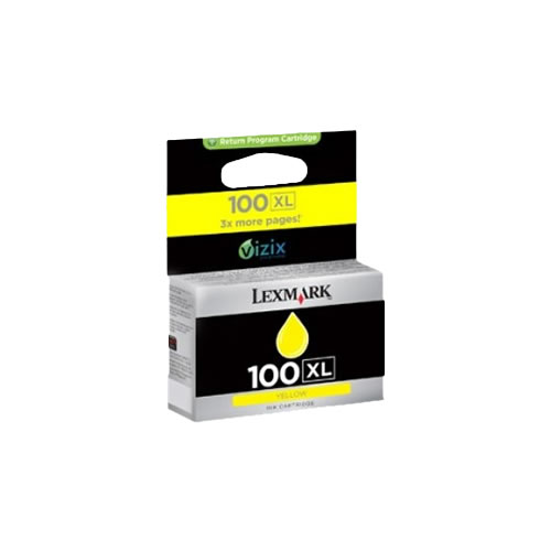 Tinteiro Orig. Lexmark 100 XL (14N1071) Amarelo
