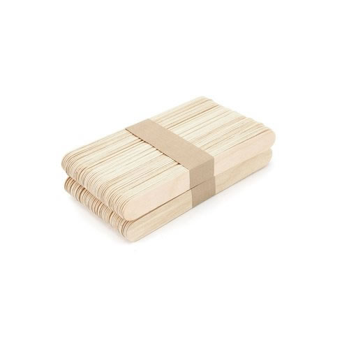 Palitos de Madeira 150x18mm Natural - 100un
