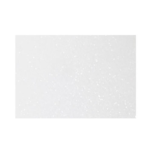 Goma Eva 50x70cm Purpurina Branco - Pack 10