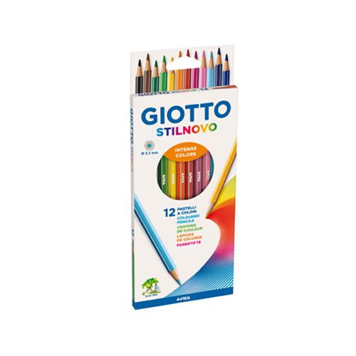Lápis de Cor 18cm Giotto Stilnovo Cx Cartao 12un