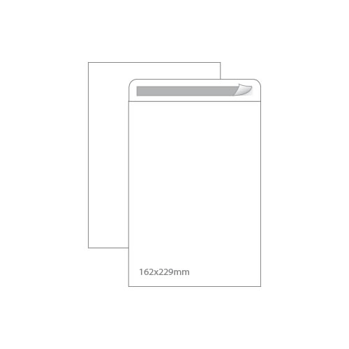 Envelopes Saco Branco 162x229mm Autodex Cx 500un