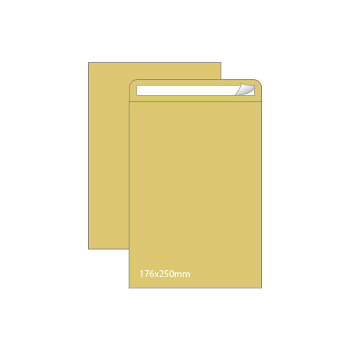 Envelopes Saco Kraft 176x250mm Autodex Cx 250un
