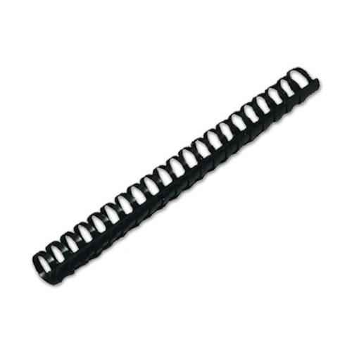 Argolas PVC Encadernar 14mm p/110fls cx100un Preto