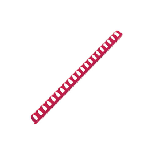 Argolas PVC Encadernar 16mm p/130fls 100u Vermelho