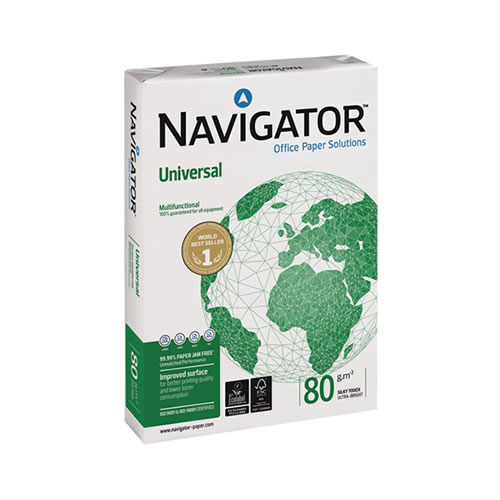 Papel Fotocópia A3 Navigator 80gr 5x500 Folhas