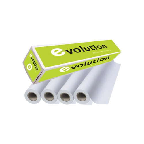 Papel Plotter 75gr 610mmx50mts Evolution - 4 Rolos