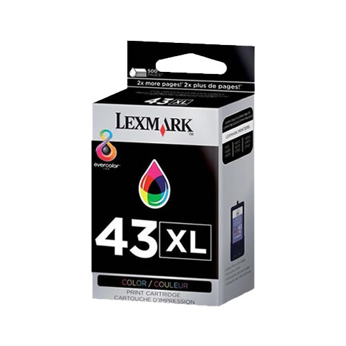Tinteiro Original Lexmark 43 XL (18YX143E) Cor