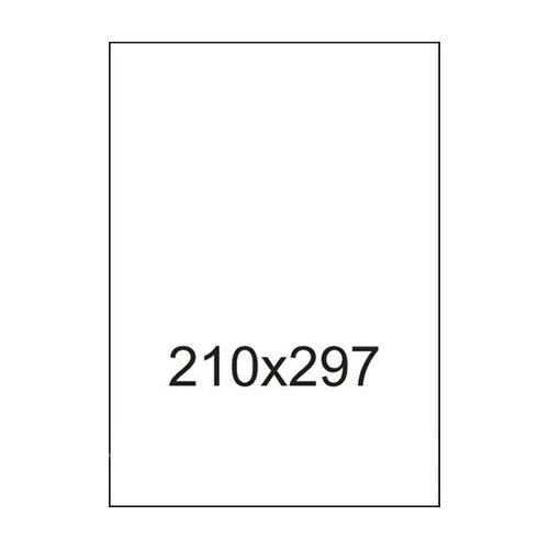 Etiquetas 210x297 100Fls A4 100un