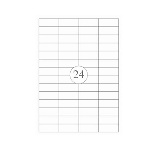 Etiquetas 70x37mm 100 Folhas A4 2400un