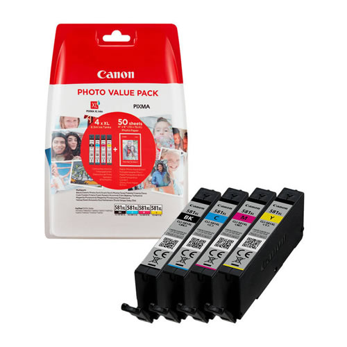 Multipack Original Canon CLI-581 XL CMYK