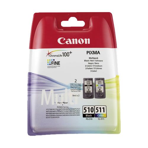 Multipack Canon PG-510 + CL-511