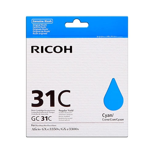 Toner Original Ricoh Type GC-31 Ciano