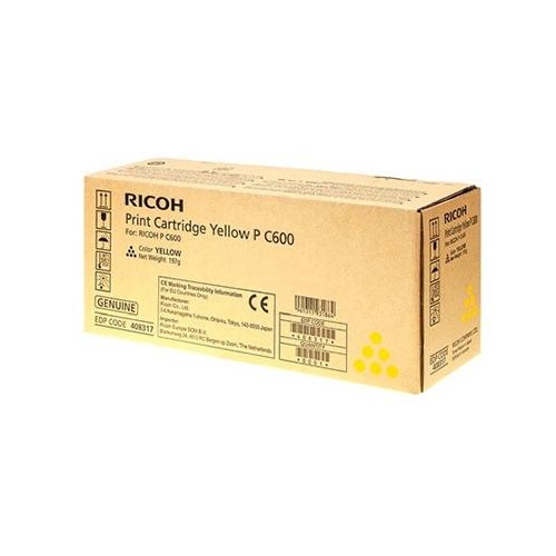 Toner Original Ricoh P C600 Amarelo