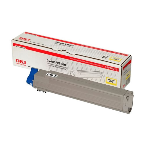 Toner Original OKI C9600/9650/C9800 Amarelo