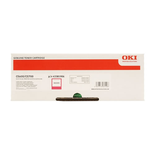 Toner Original OKI C5600/C5700 Magenta