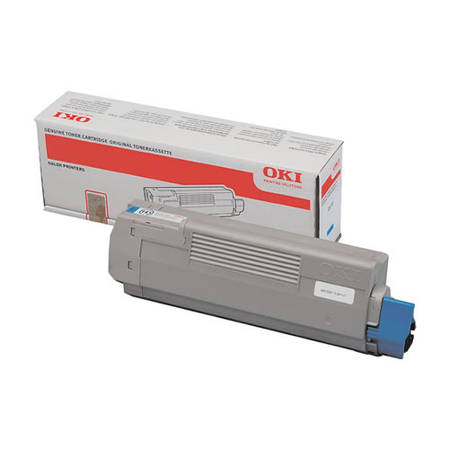 Toner Original OKI C610 Ciano