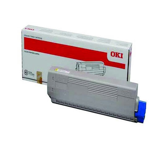 Toner Original OKI C822 Amarelo