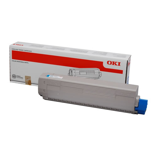 Toner Original OKI C822 Ciano